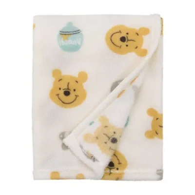 Nojo Fleece Winnie The Pooh Winnie The Pooh Baby Blanket In White