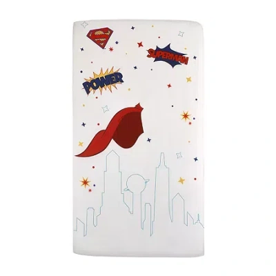 Warner Bros Superman Crib Sheet In Multi