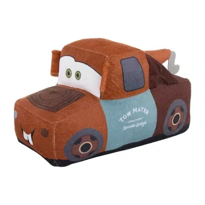 Disney Collection Cars Throw Pillow In Brown