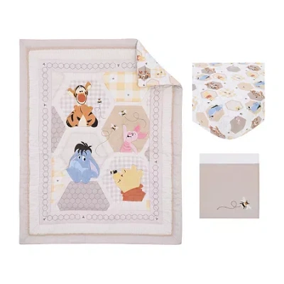 Disney Collection 3-pc. Winnie The Pooh Crib Bedding Set In Multi