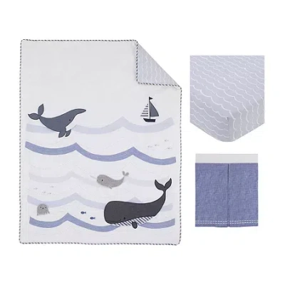 Nojo Marine 3-pc. Crib Bedding Set In Blue