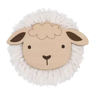 Nojo Lamb Wood Wall Art In Sand