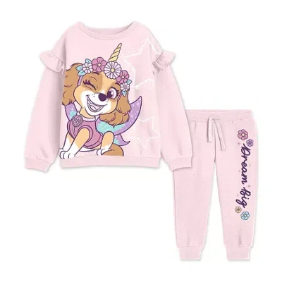 Xtreme Toddler Girls Paw Patrol 2-pc. Pant Set In Pink