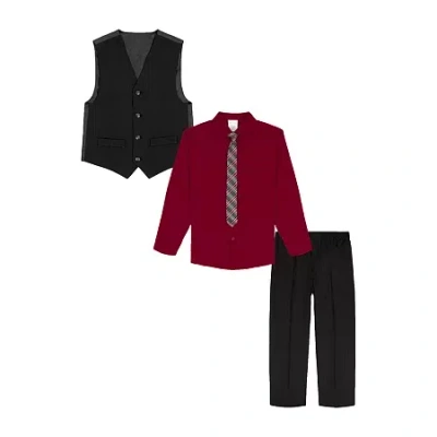 Van Heusen Toddler Boys 4-pc. Suit Set In Black