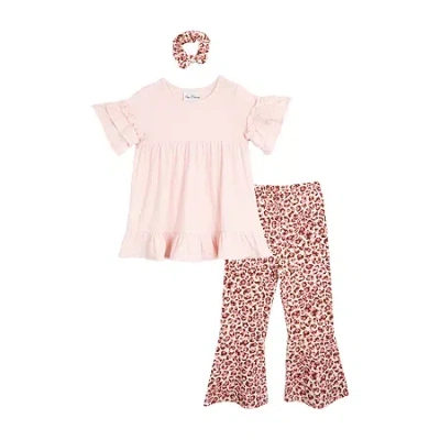 Rare Editions Toddler Girls 3-pc. Legging Set In Pink