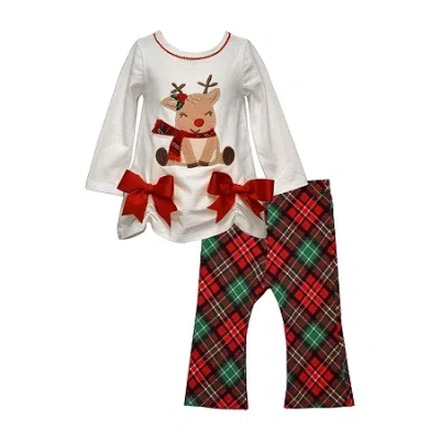 Bonnie Jean Holiday Toddler Girls 2-pc. Legging Set In Multi