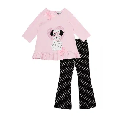 Rare Editions Toddler Girls 2-pc. Legging Set In Pink