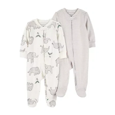 Carter's Baby Unisex 2-pc. Sleep And Play In Gray