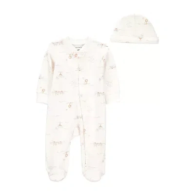 Carter's Baby Boys 2-pc. Sleep And Play In White
