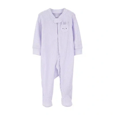 Carter's Baby Girls Sleep And Play In Purple