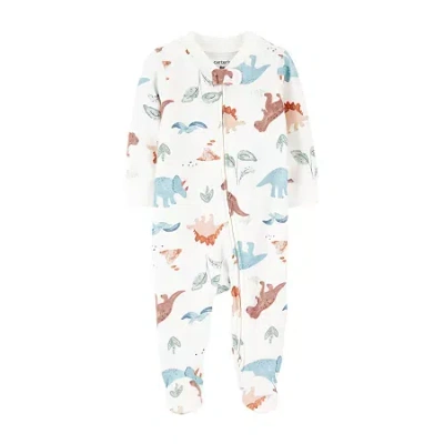 Carter's Baby Boys Sleep And Play In White