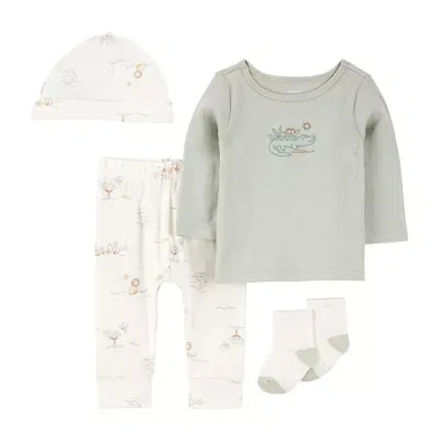 Carter's Baby Boys 4-pc. Pant Set In Gray