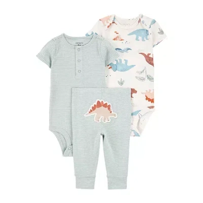 Carter's Baby Boys 3-pc. Pant Set In Animal Print