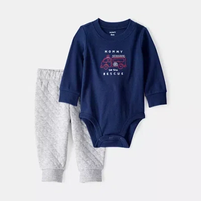 Carter's Baby Boys 2-pc. Pant Set In Blue