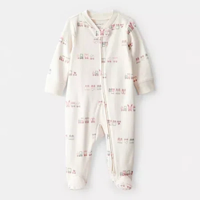 Carter's Baby Girls Sleep And Play In Gray