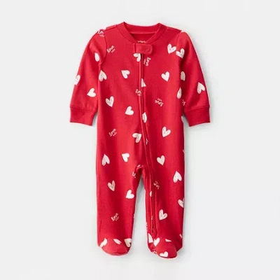 Carter's Baby Girls Sleep And Play In Red