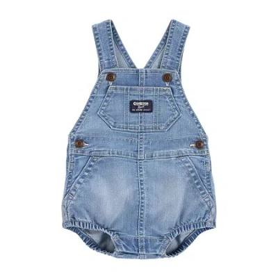 Oshkosh Baby Boys Shortalls In Blue