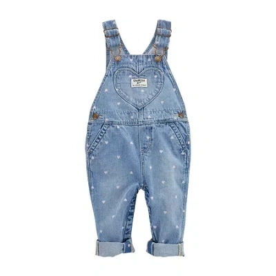 Oshkosh Baby Girls Overalls In Blue