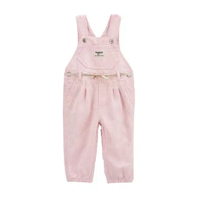 Oshkosh Baby Girls Overalls In Pink