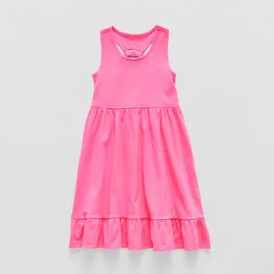 Thereabouts Little Girls Sleeveless A-line Dress In Pink