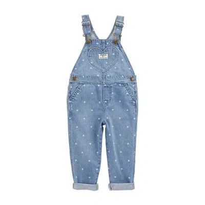 Oshkosh Toddler Girls Overalls In Blue