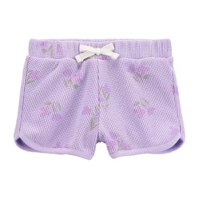 Carter's Toddler Girls Pull-on Short In Purple