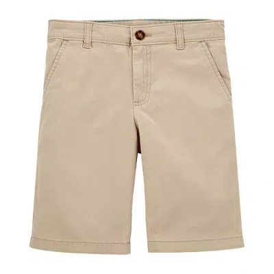 Carter's Little & Big Kid Boys Chino Short In Sand