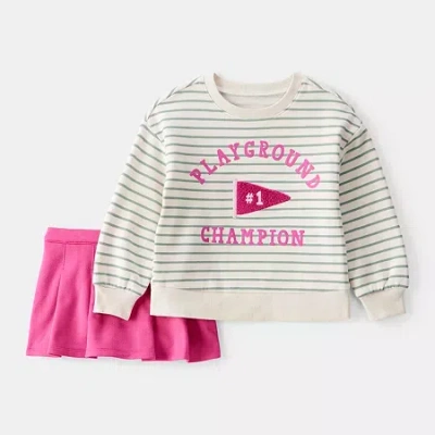 Carter's Playground Champion Toddler Girls 2-pc. Skort Set In Pink