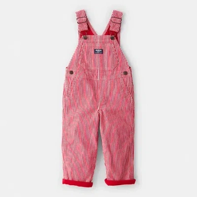 Oshkosh Toddler Boys Overalls In Pink