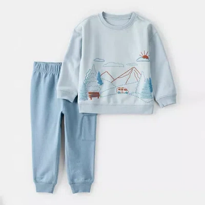 Carter's Toddler Boys 2-pc. Pant Set In Blue