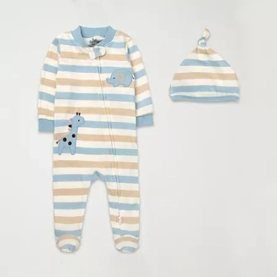 Baby Essentials Baby Boys 2-pc. Sleep And Play In Blue