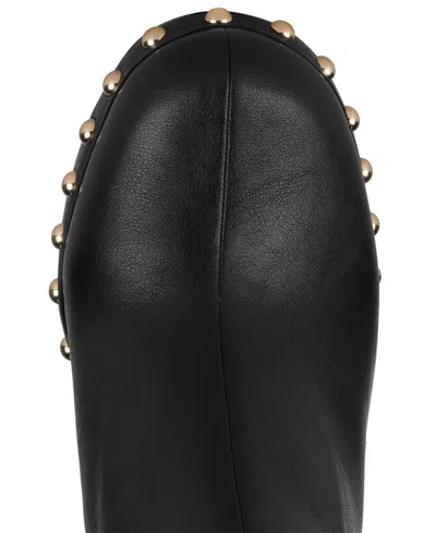 Jeffrey Campbell Women's Kamari Wooden Platform Knee-high Dress Boots In Black