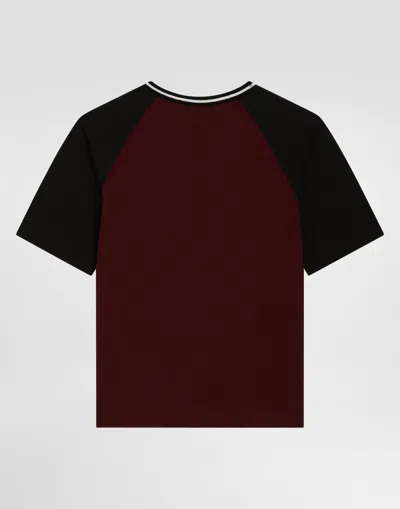 Dolce & Gabbana Jersey T-shirt With Print In Black