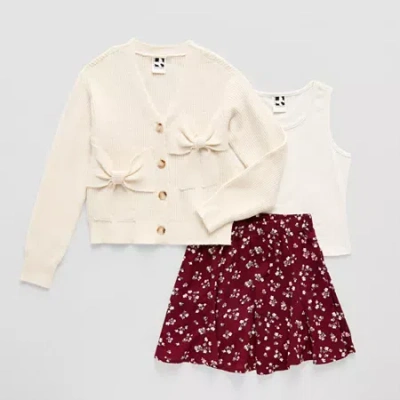 Self Esteem Big Kid Girls 3-pc. Skirt Set In Multi