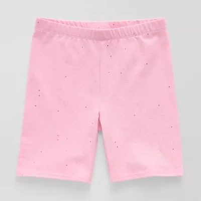 Thereabouts Shine Little & Big Kid Girls 6" Bike Short In Pink
