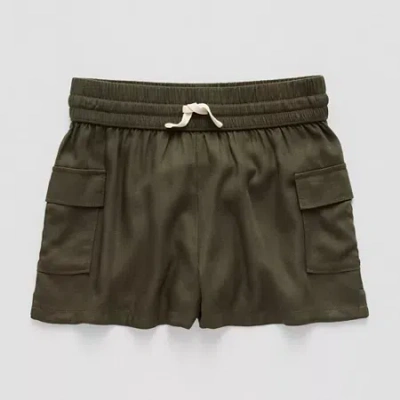 Thereabouts Little & Big Kid Girls Shortie Short In Green