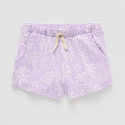 Thereabouts Little & Big Kid Girls Pull-on Short In Purple