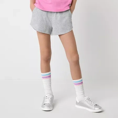 Thereabouts Little & Big Kid Girls Pull-on Short In Gray