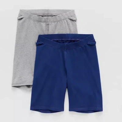 Thereabouts Little & Big Kid Girls 6" Adaptive Seated Wear Bike Short In Gray