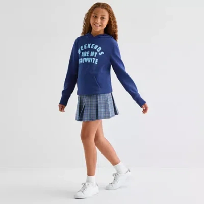 Thereabouts Little & Big Kid Girls Pleated Skirt In Blue