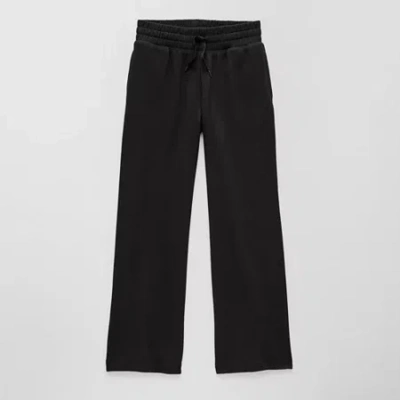 Thereabouts Little & Big Kid Girls Wide Leg Regular Fit Pull-on Pant In Black