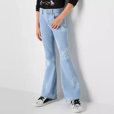 Thereabouts Little & Big Kid Girls Flare Leg Jean In Blue
