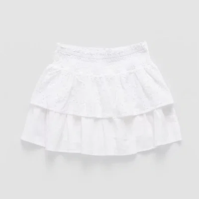 Thereabouts Little & Big Kid Girls Scooter Skirt In White