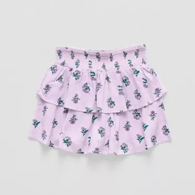 Thereabouts Little & Big Kid Girls Scooter Skirt In Purple