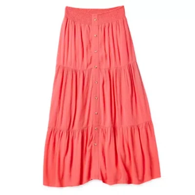 Thereabouts Little & Big Kid Girls Long Maxi Skirt In Pink