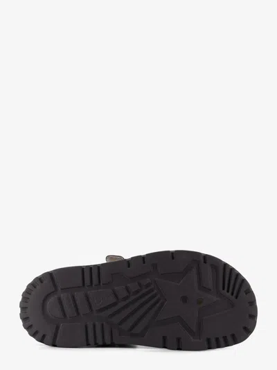 Dior Women Canvas Act Flat Sandals In Gray