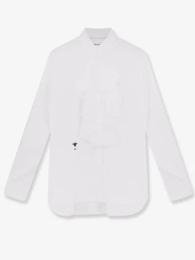 Dior Women Cotton Shirt In White