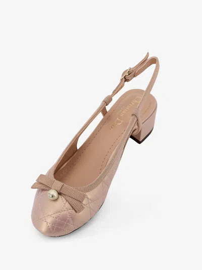 Dior Women  Ballet Leather Pumps In Brown