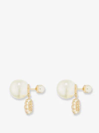 Dior Tribales Earrings In White