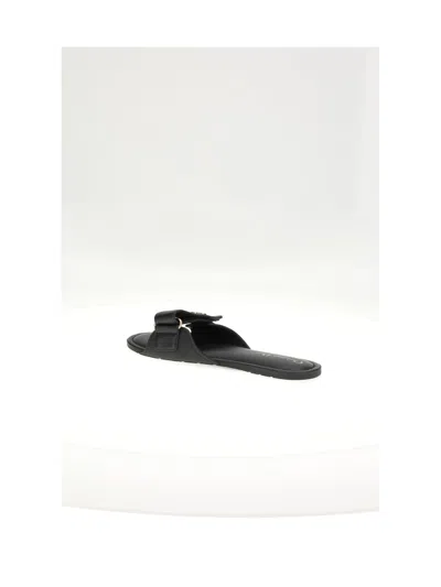 Dior Women Act Slide Shoes In Black